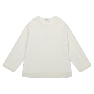 studio CLIP 套装女2026春季新款纯色文艺风T恤罩衫两件套590205