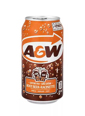 A&WRootBeer根汁味汽水乐啤露