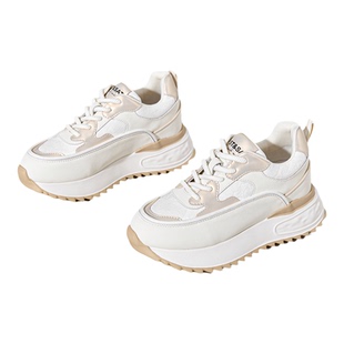 星期六8CM内增高板鞋女款小个子厚底小白鞋轻便阿甘休闲百搭德训