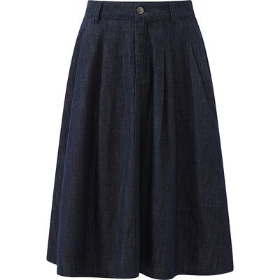 【商场同款】播26夏新品A字半身裙女复古牛仔伞裙BDT7BD3045