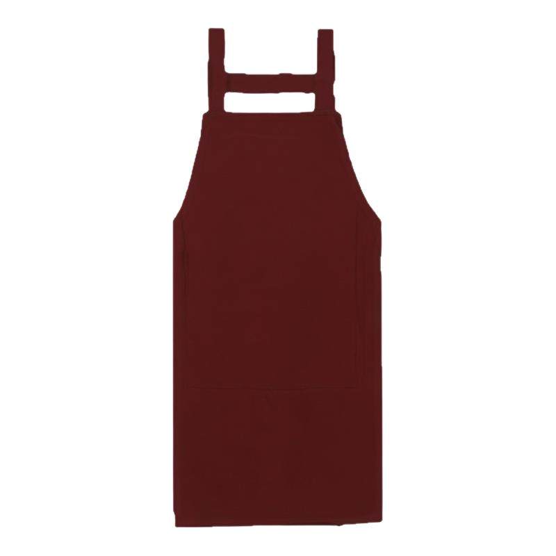 新款围裙家用红色厨房奶茶男士工作专用餐饮工厂定制印罩衣上班女