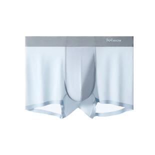 猫人冰丝男士内裤男生无痕薄款透气抗菌四角2026新款男款平角短裤