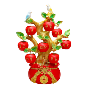 福袋发财树装饰办公室客厅氛围布置桌面玄关摆件乔迁新居开业送礼