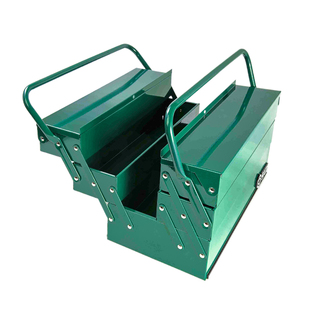 SATA世达铁皮工具箱工业级手提收纳盒收纳箱三层五金工具盒整理箱