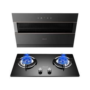 万和抽油烟机侧吸热水器恒温厨房灶具三件套装组合猛火燃气灶13升