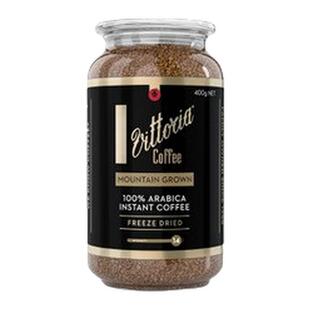 澳洲代购直邮 Vittoria速溶冻干咖啡100%阿拉比卡咖啡豆山地 400g