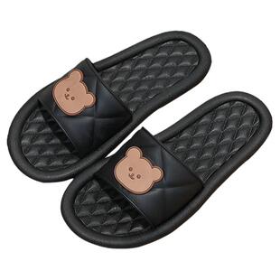 小熊拖鞋2025年新款女儿童男可爱夏天家居用洗澡防滑外穿宿舍凉拖