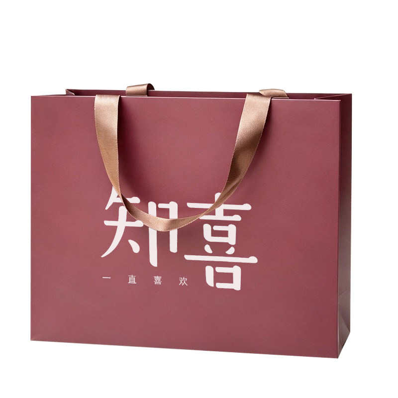 无腰线纸袋高档手提袋服装包装袋