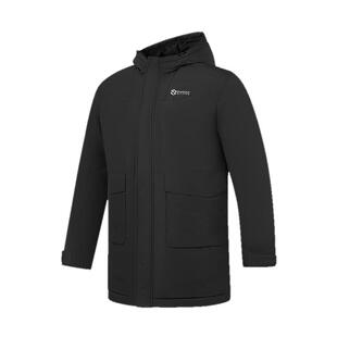 乔丹中长款羽绒服风衣男士冬季新款保暖防风防泼水户外男外套