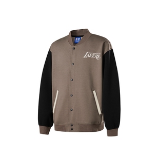 NBA官方湖人詹姆斯/勇士库里春季棒球运动夹克长袖外套情侣保暖男
