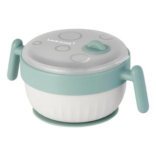 乐扣乐扣注水保温碗316L不锈钢儿童辅食碗婴幼儿宝宝餐具双耳吸盘