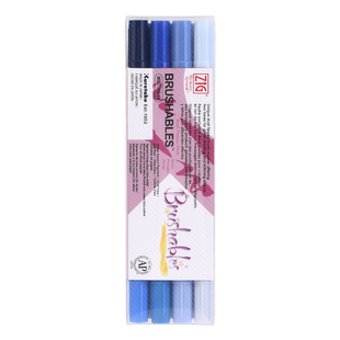 日本Kuretake吴竹双头水彩笔MS-7700深浅双色美术绘画防水刷头笔