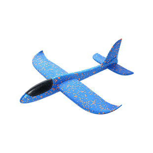 手抛泡沫飞机发光大号网红儿童户外滑翔机航模玩具回旋特技爆款