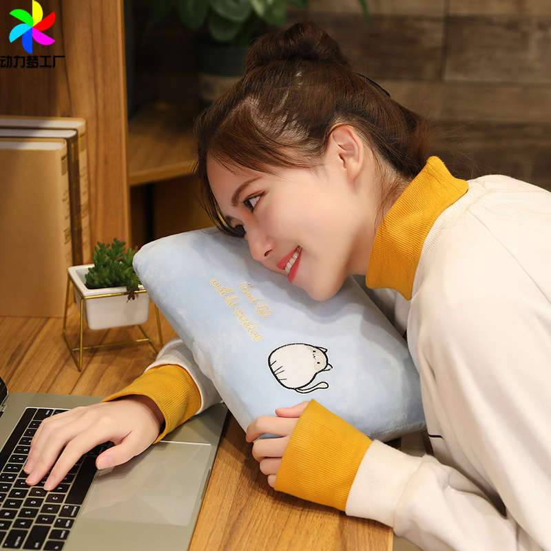 午睡枕桌上趴睡枕男生款小号枕头午休女生睡觉神器办公室靠垫抱枕
