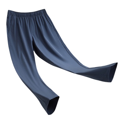 霞湖世家弹力轻薄休闲裤男