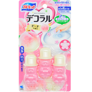 日本小林马桶开花凝胶洁厕剂啫喱抖音花瓣除菌厕所除臭小花香薰