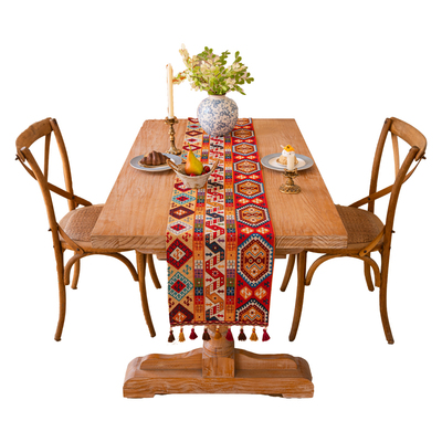 安娜丽丝桌旗高级感美式复古桌布