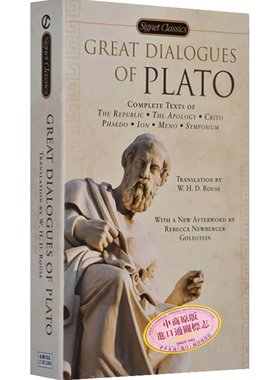 【中商原版】柏拉图 英文原版 Great Dialogues of Plato 柏拉图对话录 世界经典 哲学