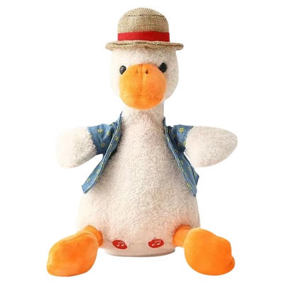 录音复读会跳舞学说话充电鸭