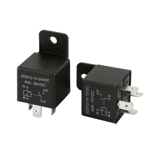 40A汽车继电器12V24V48v60v喇叭空调大灯远近光4脚5脚原车继电器