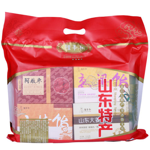 山东特产土特产济南礼季和760g大礼包盒装高粱饴煎饼济南特色名吃