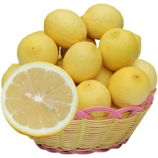 精选30斤装安岳黄柠檬一级鲜果 新鲜皮薄汁多可选大小奶茶店推荐