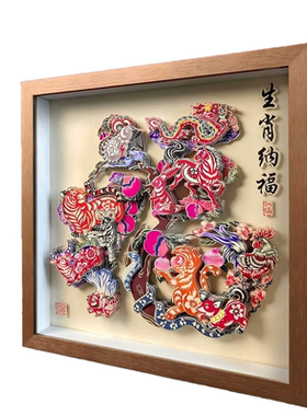 十二生肖迎财摆件元旦春节创意礼