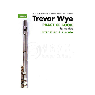 长笛练习册 卷四 声调与颤音 修订本 乐谱书 Wye Practice Book For Flute Vol 4 Intonation and Vibrato HL14043294