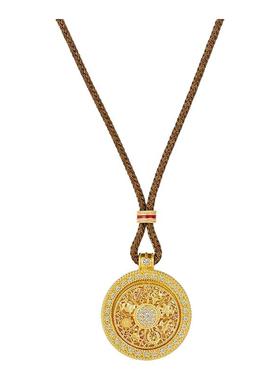 新中式古法金色可转动好运八宝