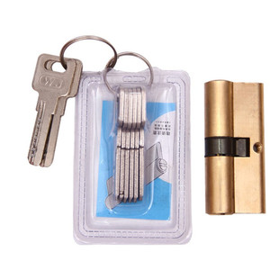 防盗门全铜锁芯纯铜大门入户门通用型老式双面防撬家用弹子AB锁心