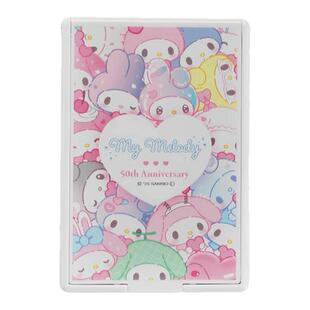 日本三丽鸥50周年美乐蒂可折叠化妆镜便携式随身镜可爱迷你小镜子