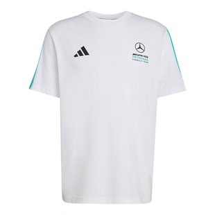 Adidas/阿迪达斯正品新款男白绿色出行亲柔自在经典短袖T恤KE8162