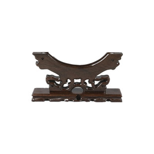 实木手镯架玉器展示架木托平安扣摆件底座翡翠金镯子底托中国风