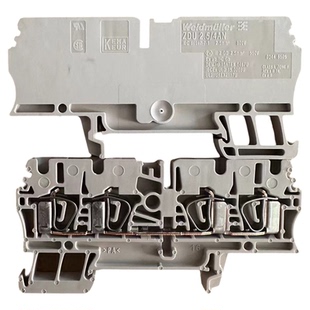 全新 原装正品魏德米勒接线端子 ZDU 2.5/4AN 1608570000 4连接点