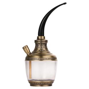 水烟筒水烟斗全套装两用玻璃烟锅老式水烟壶烟丝烟袋健康过滤烟嘴