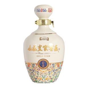 山庄皇家窖藏彩瓷38度450ml*4瓶整箱装  纯粮食浓香型白酒