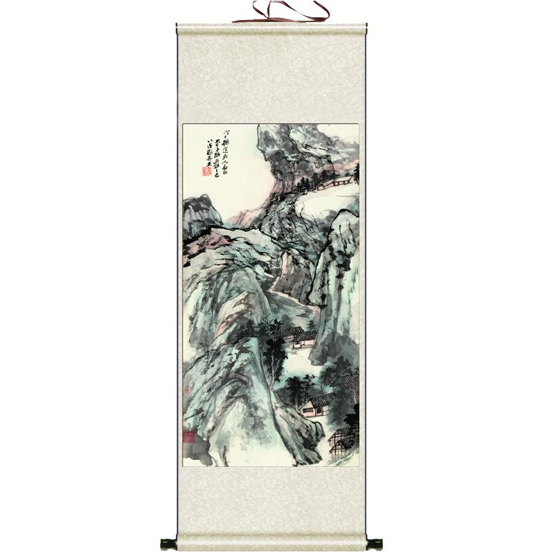 备注名家画山水中堂画