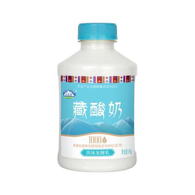 青海湖高原藏酸奶450g*4瓶1000亿鲜活菌低温原味酸奶青海特产牛奶