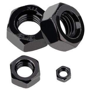 M3M3.5M4M5M6M8M10M12不锈钢黑色六角螺母螺丝螺栓帽加大螺母大全