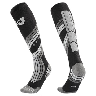 羊毛滑雪袜女速干儿童雪地袜男加厚保暖专业长筒登爬雪山徒步袜子