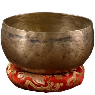 尼泊尔老钵手工颂钵疗愈工具梵音钵音碗 音疗静心钵冥想钵盂摆件