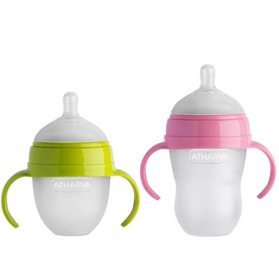 新生神器1-2-3岁6个月躺着喝奶瓶