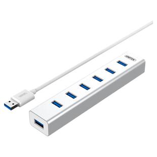 优越者USB3.0 7口集线器多接口电脑扩充器转换器硬盘台式机拓展坞