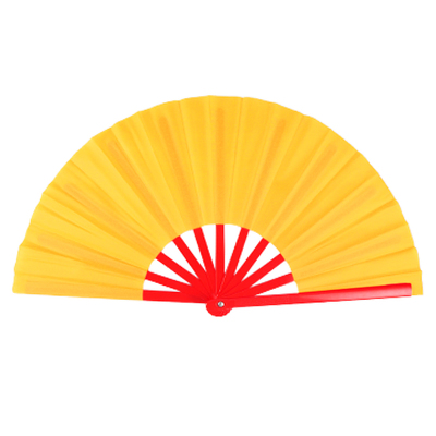 太极功夫扇说书人金色折扇舞蹈扇