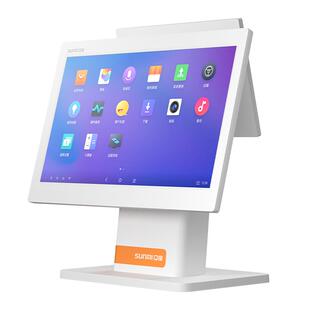 商米Q宝收银机触摸零售超市便利店餐饮点餐奶茶店扫码点单美团外卖接单机双屏水果店称重收款机商用软件SUNMI