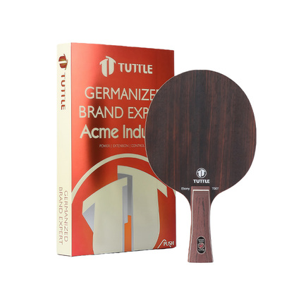 TUTTLE黑檀七T007乒乓球拍底板7层纯木精选黑檀阿尤斯快攻球拍板