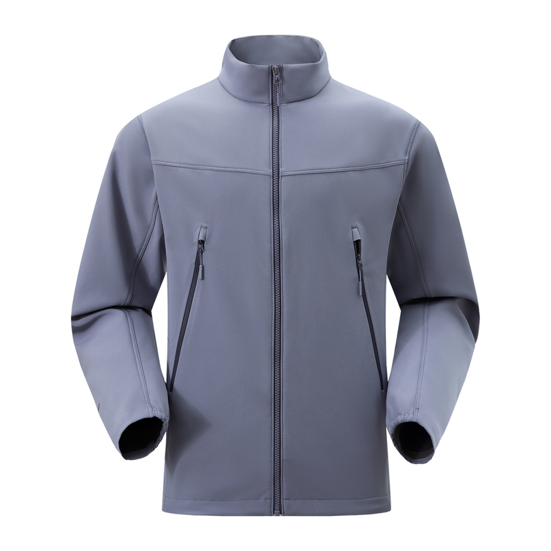 ROCKICE立领软壳衣男款户外防风保暖外套徒步登山夹克冲锋衣内胆