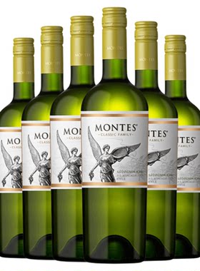 montes蒙特斯干白葡萄酒长相思霞多丽智利进口经典正品官方旗舰店