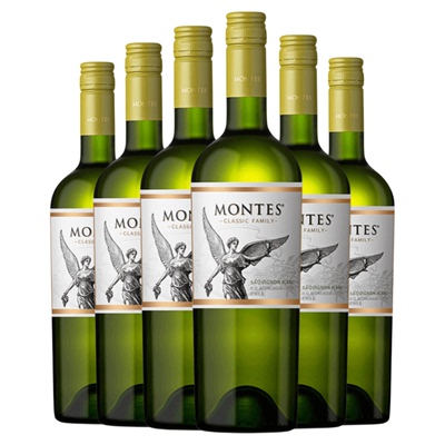 montes蒙特斯干白葡萄酒长相思霞多丽智利进口经典正品官方旗舰店