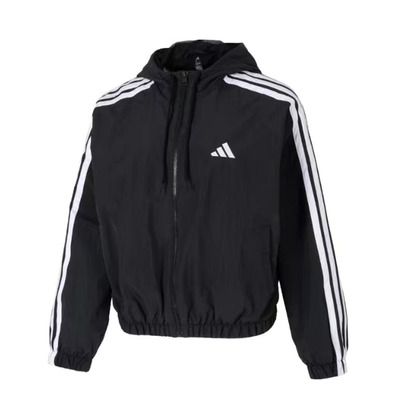阿迪达斯女子连帽长袖夹克外套